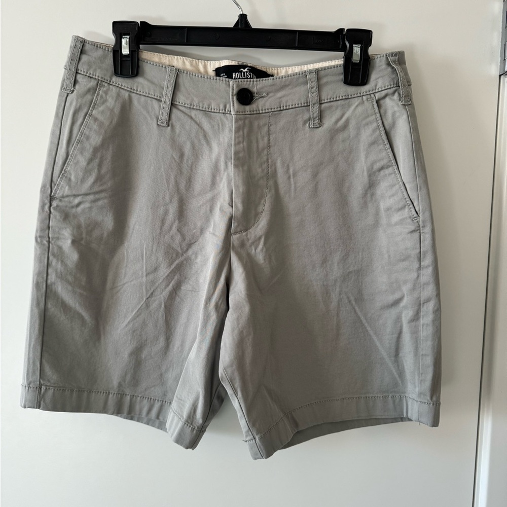 7” Grey chino shorts
